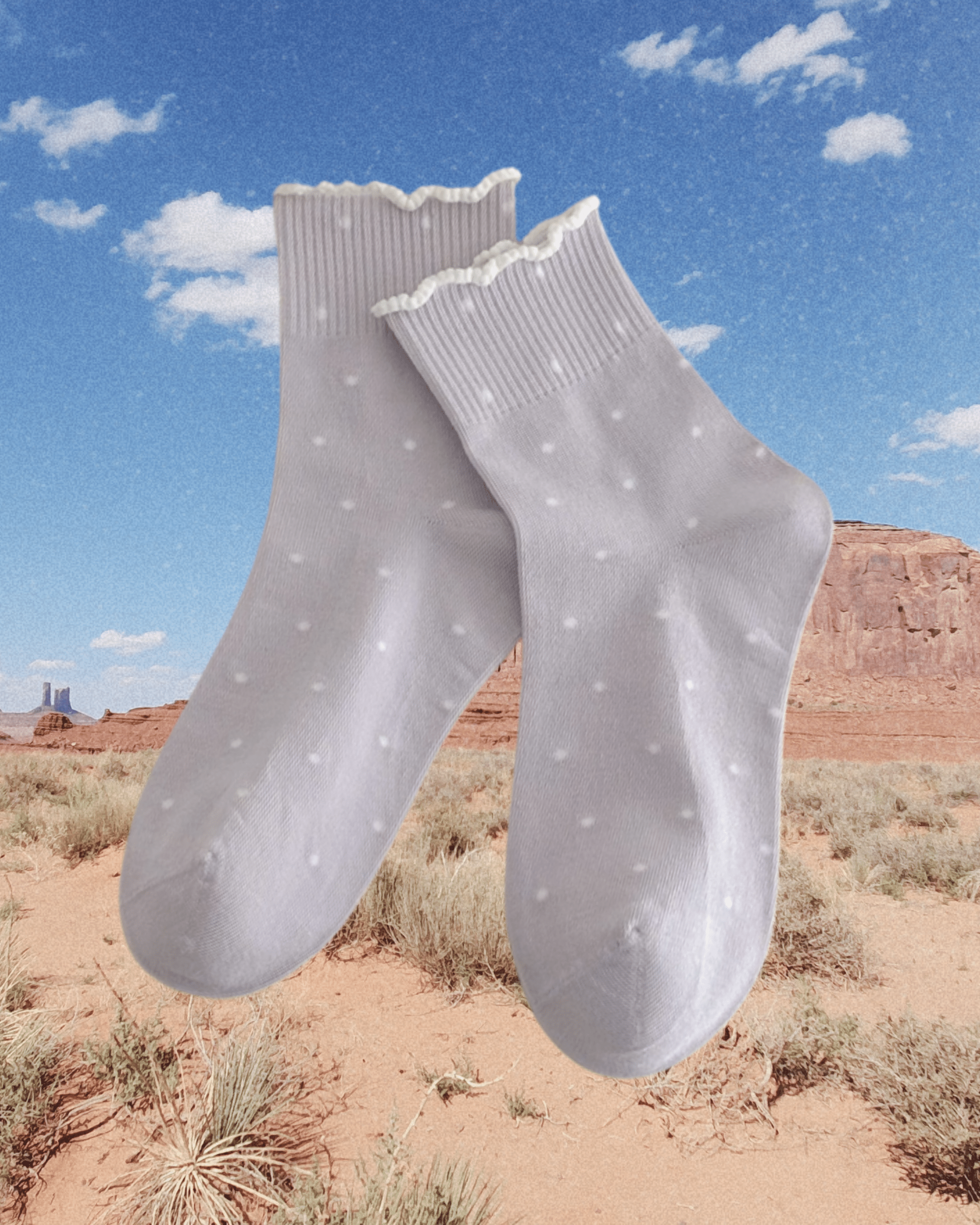 Polka Dot Socks - Lilac - Intrigue Ink Visit Bozeman, Unique Shopping Boutique in Montana, Work from Home Clothes for Women