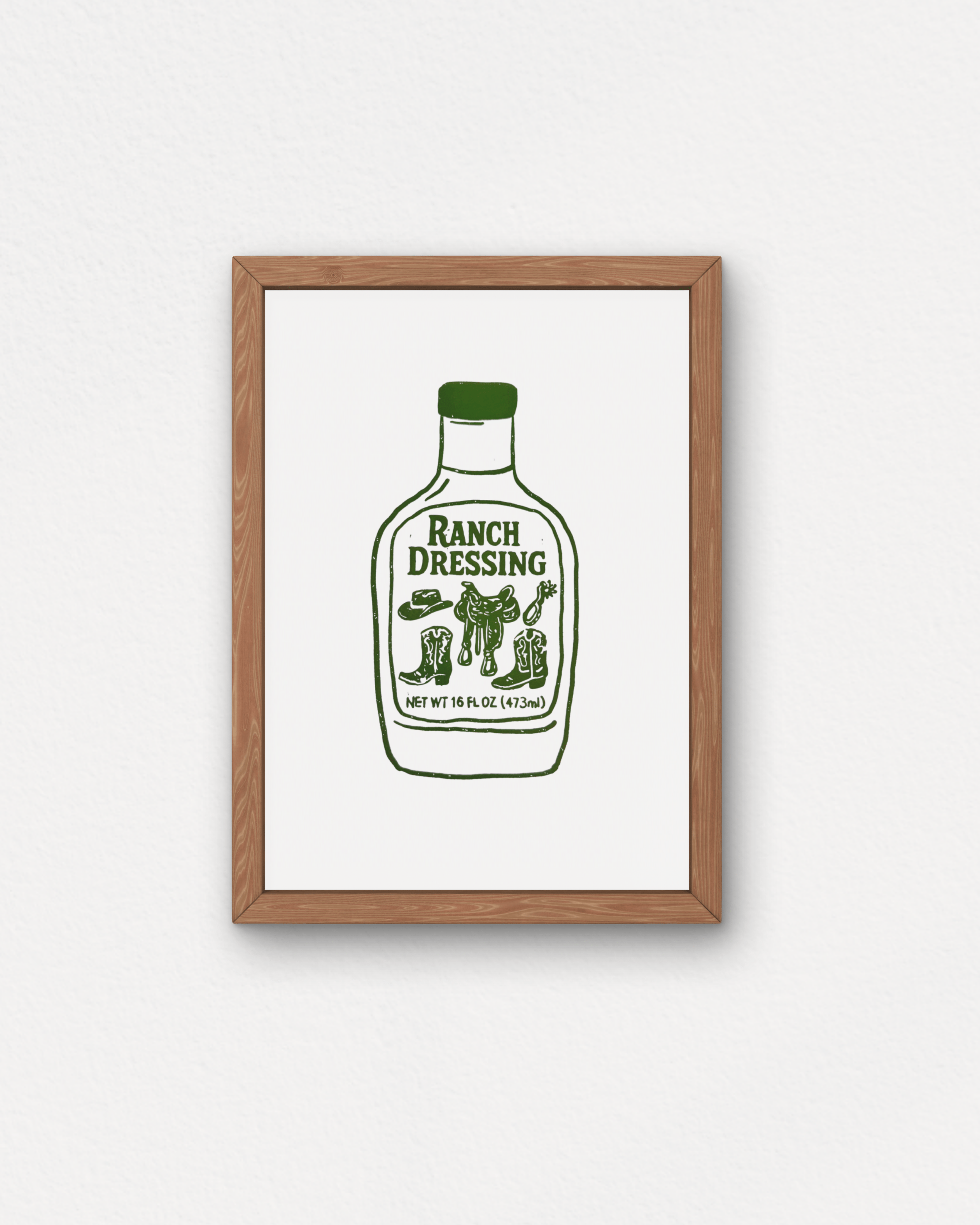 "Ranch Dressing" Small Poster - Intrigue Ink Visit Bozeman, Unique Shopping Boutique in Montana, Work from Home Clothes for Women