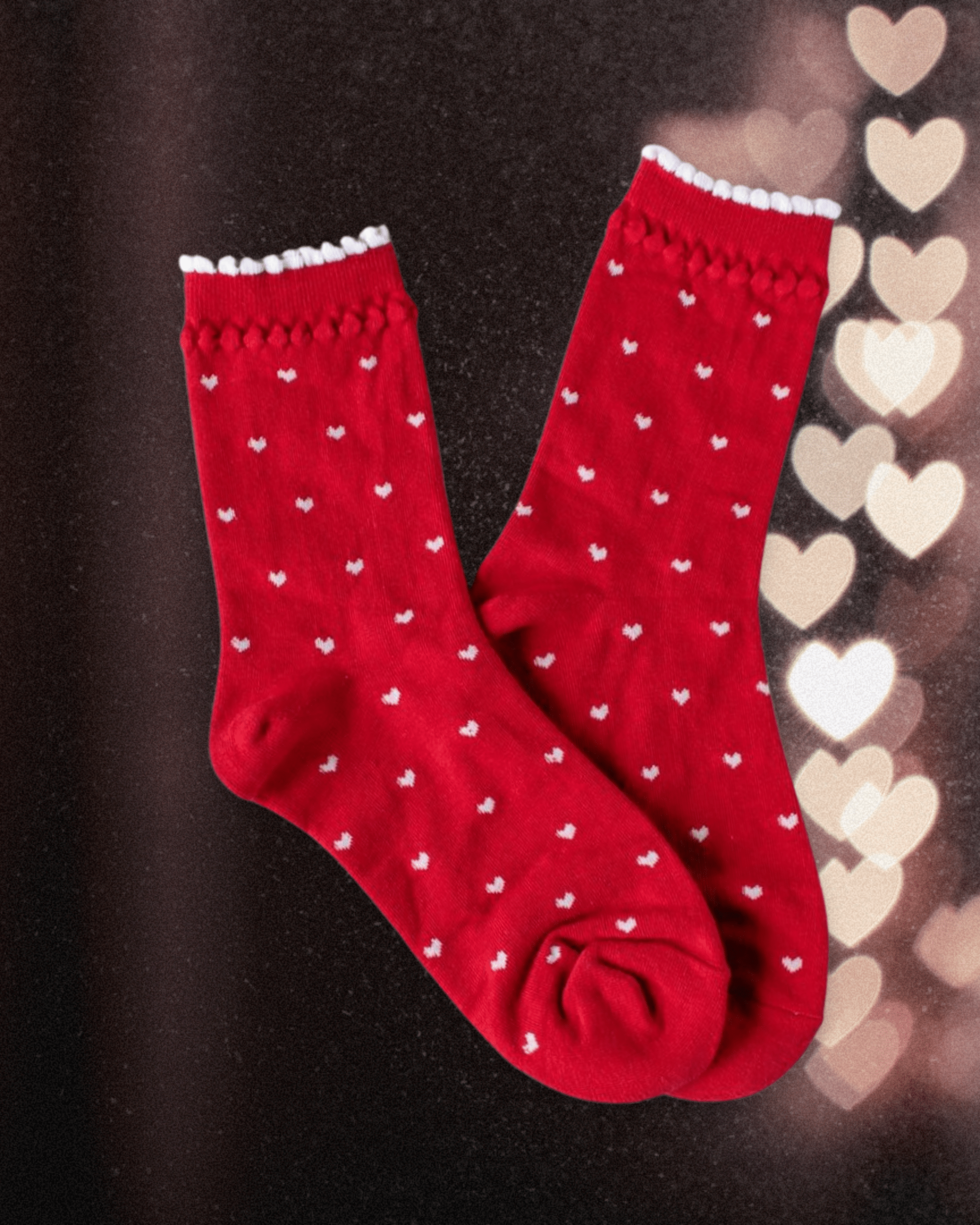 Red Heart Socks - Intrigue Ink Visit Bozeman, Unique Shopping Boutique in Montana, Work from Home Clothes for Women