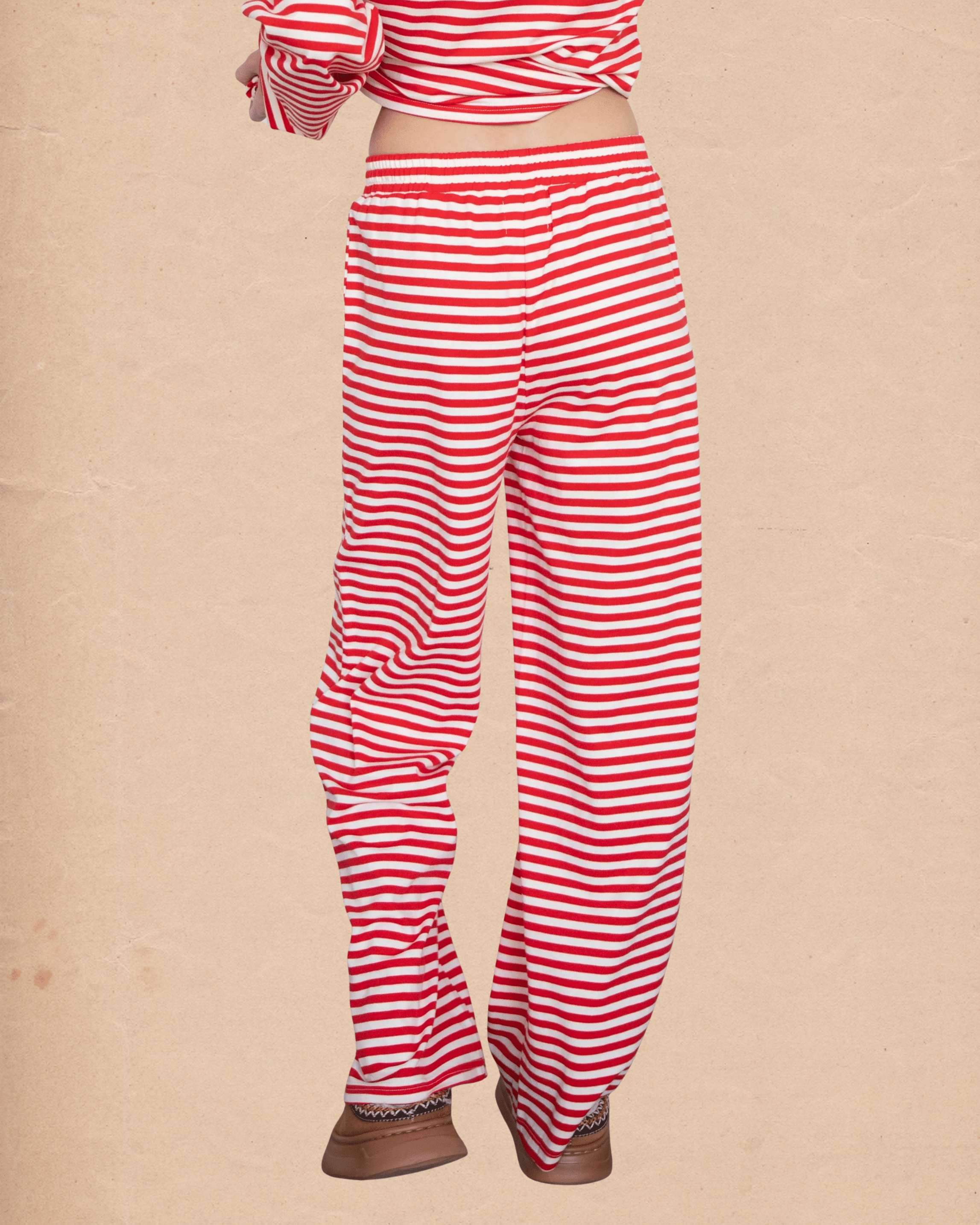 Red Stripe Casual Pants - Intrigue Ink Visit Bozeman, Unique Shopping Boutique in Montana, Work from Home Clothes for Women