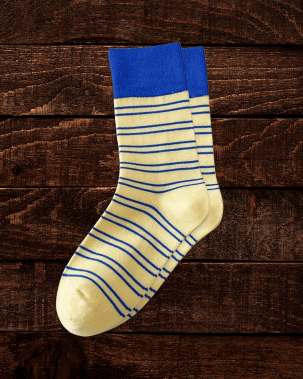 Rufia - Contrast Stripe Yellow Socks - Intrigue Ink Visit Bozeman, Unique Shopping Boutique in Montana, Work from Home Clothes for Women