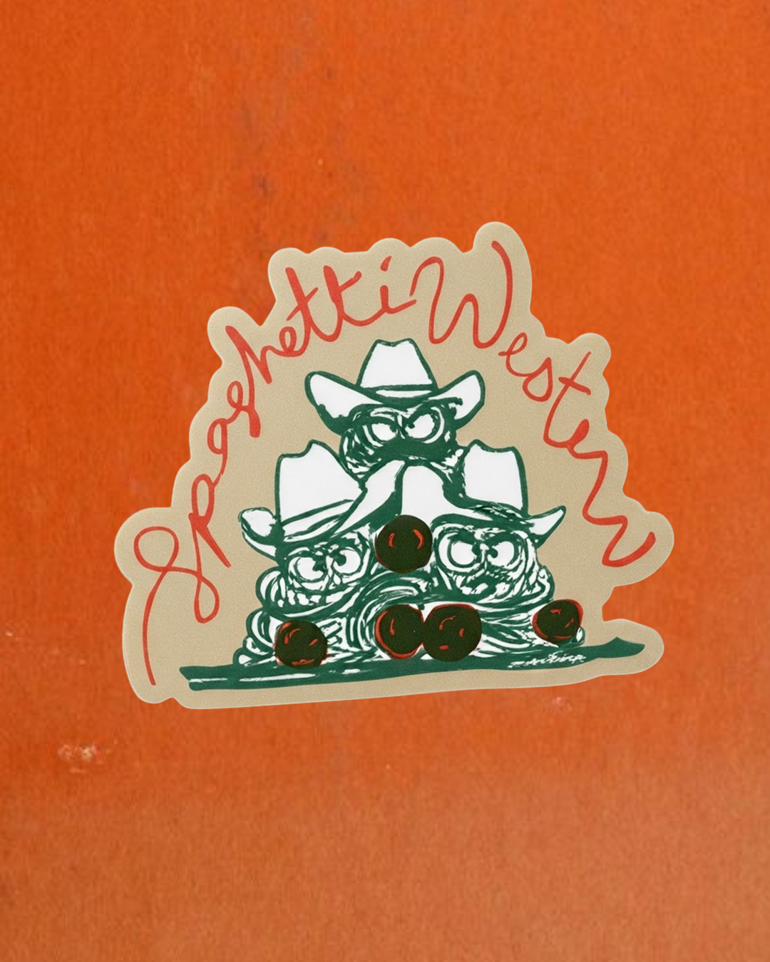 "Spaghetti Western" Sticker