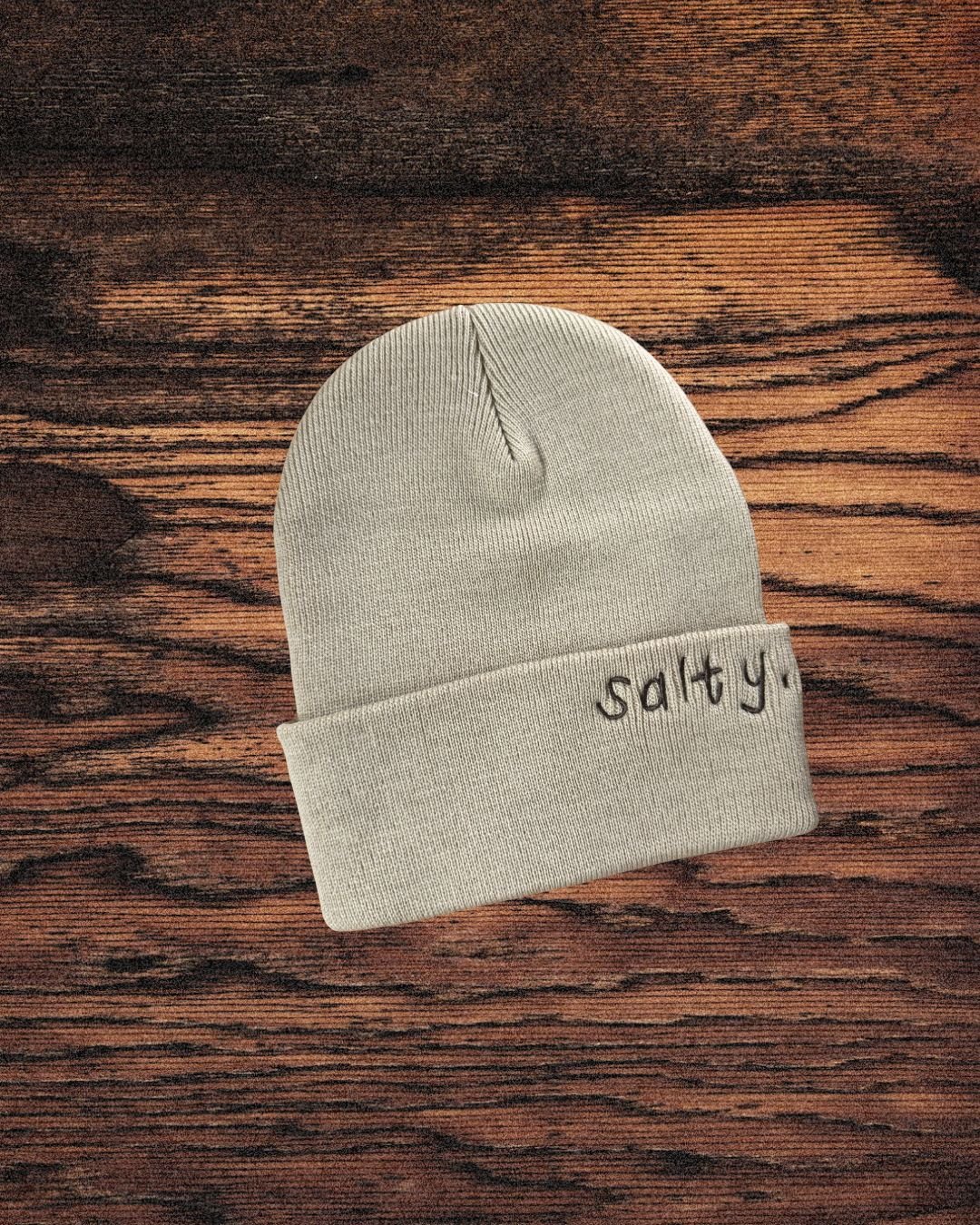 "Salty" Tan Beanie - Intrigue Ink Visit Bozeman, Unique Shopping Boutique in Montana, Work from Home Clothes for Women