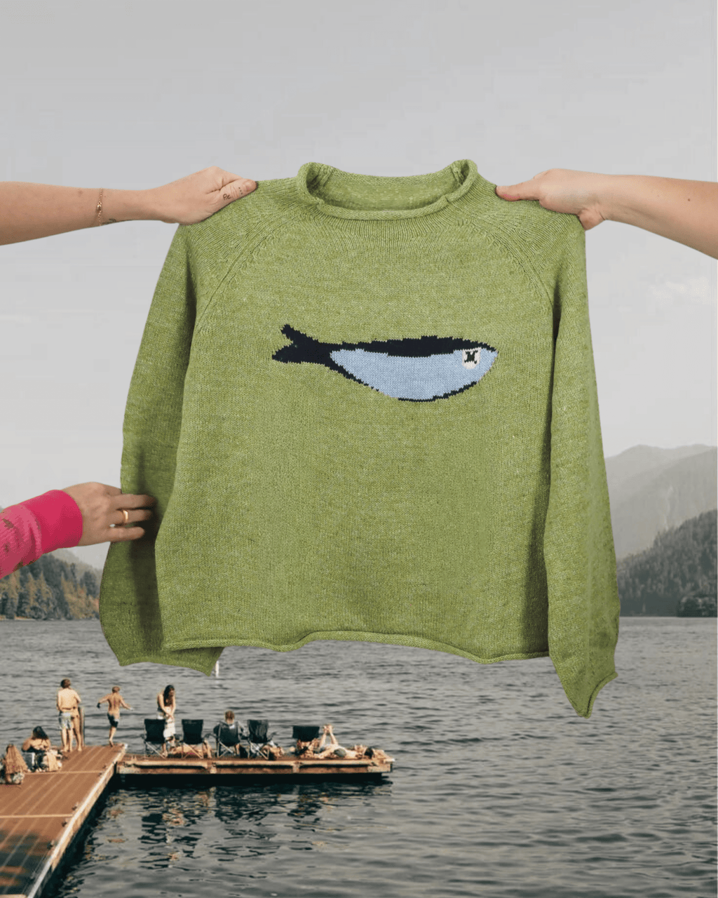 Sardine Sweater - Olive - Intrigue Ink Visit Bozeman, Unique Shopping Boutique in Montana, Work from Home Clothes for Women