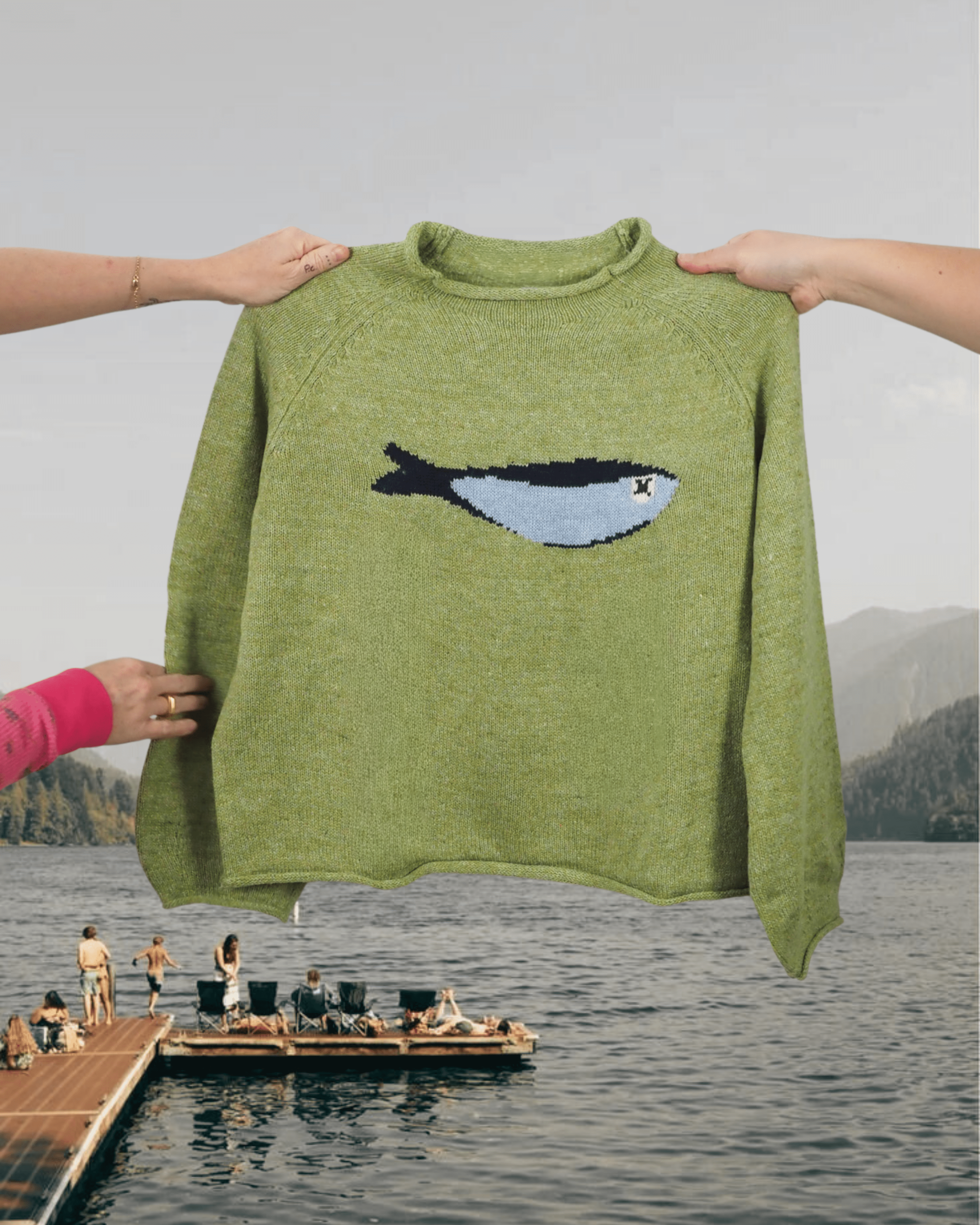 Sardine Sweater - Olive - Intrigue Ink Visit Bozeman, Unique Shopping Boutique in Montana, Work from Home Clothes for Women
