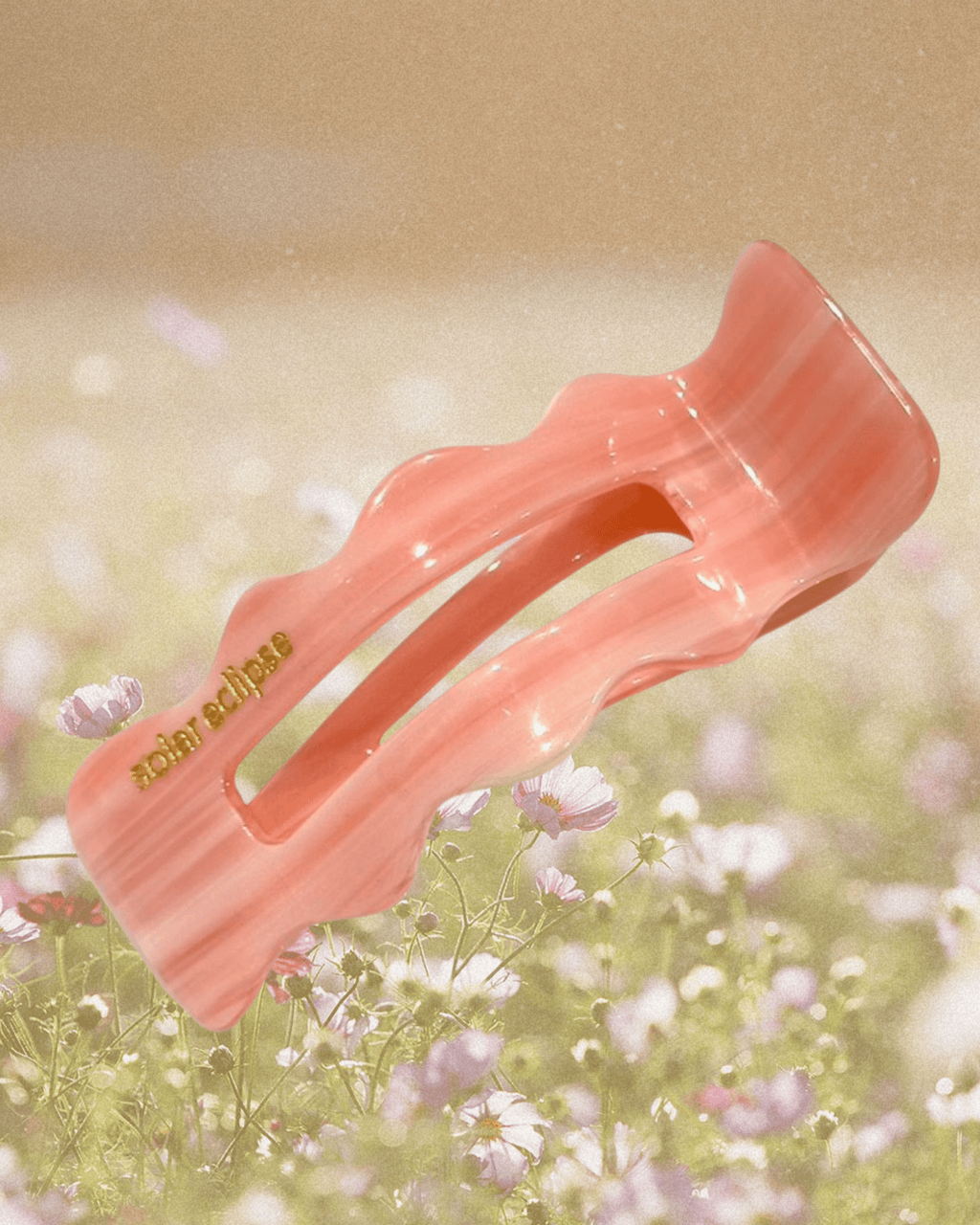 Scalloped Lay Down Acetate Claw Hair Clip - Intrigue Ink Visit Bozeman, Unique Shopping Boutique in Montana, Work from Home Clothes for Women