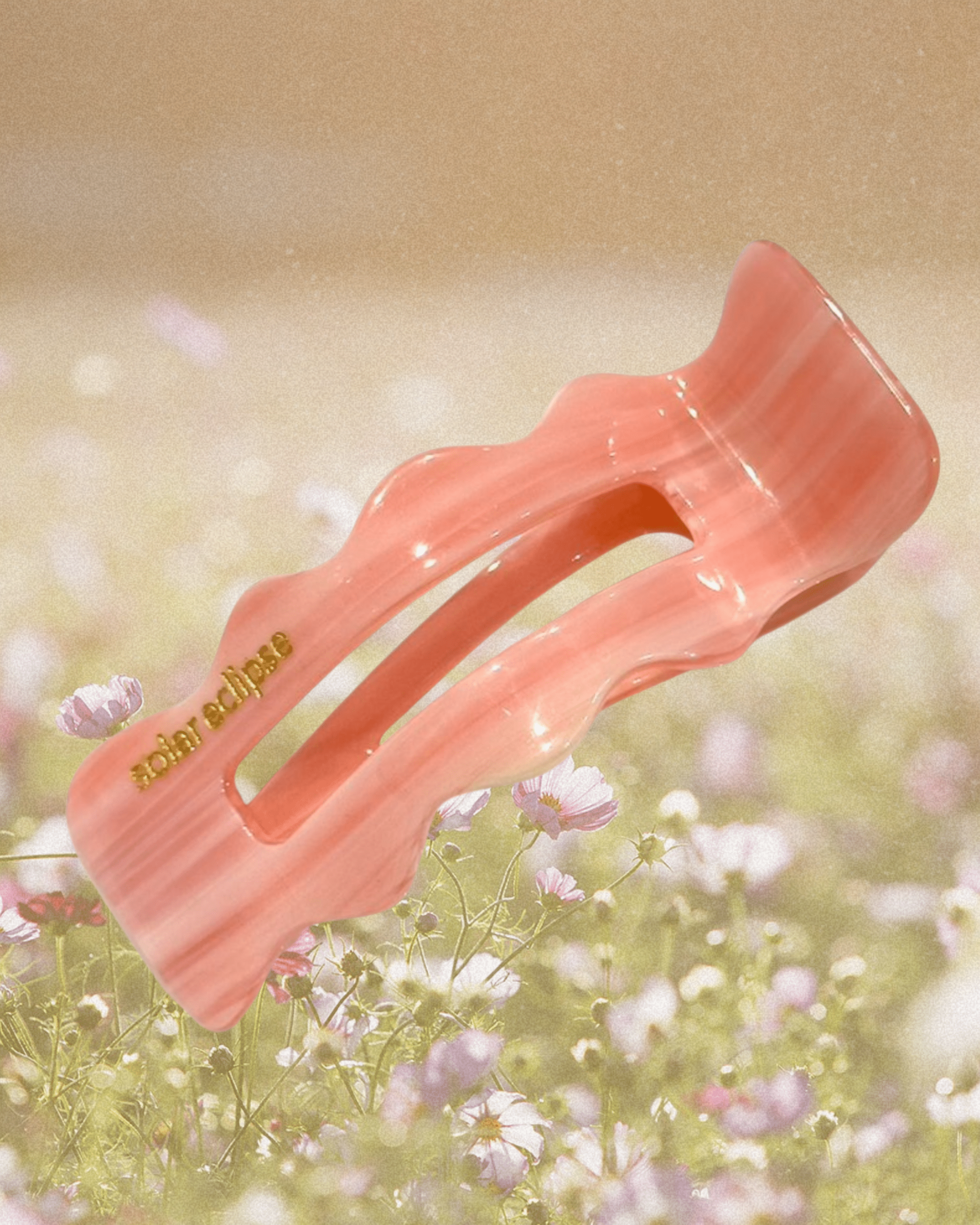 Scalloped Lay Down Acetate Claw Hair Clip - Intrigue Ink Visit Bozeman, Unique Shopping Boutique in Montana, Work from Home Clothes for Women