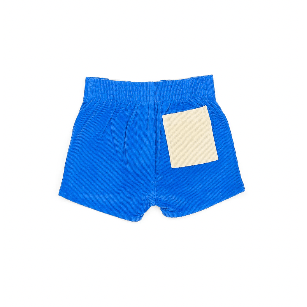 Women's Two - Tone Short - Blue/Sand - Intrigue Ink Visit Bozeman, Unique Shopping Boutique in Montana, Work from Home Clothes for Women