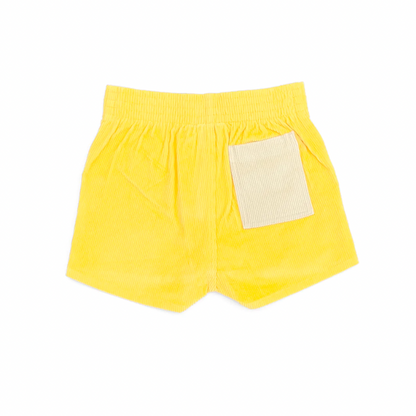 Women's Two-Tone Short - Yellow/Sand