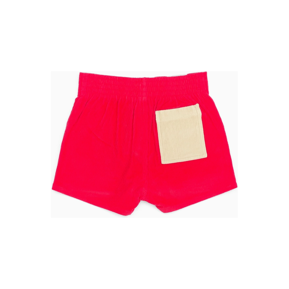 Women's Two - Tone Short - Red/Sand - Intrigue Ink Visit Bozeman, Unique Shopping Boutique in Montana, Work from Home Clothes for Women