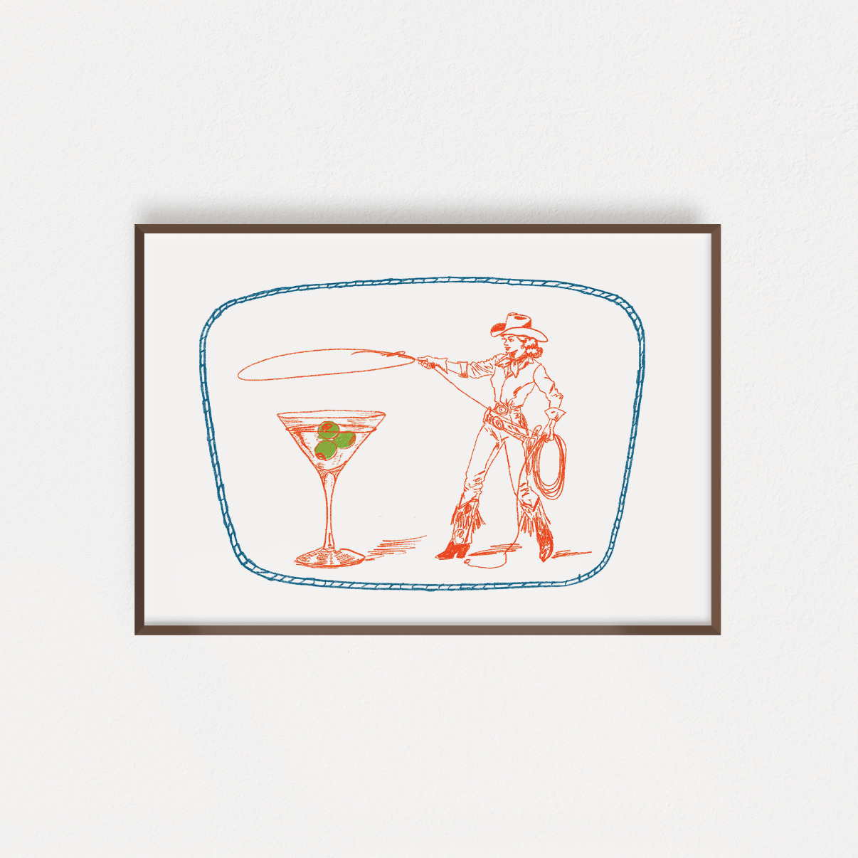 "Montana Martini" Poster - Intrigue Ink Visit Bozeman, Unique Shopping Boutique in Montana, Work from Home Clothes for Women