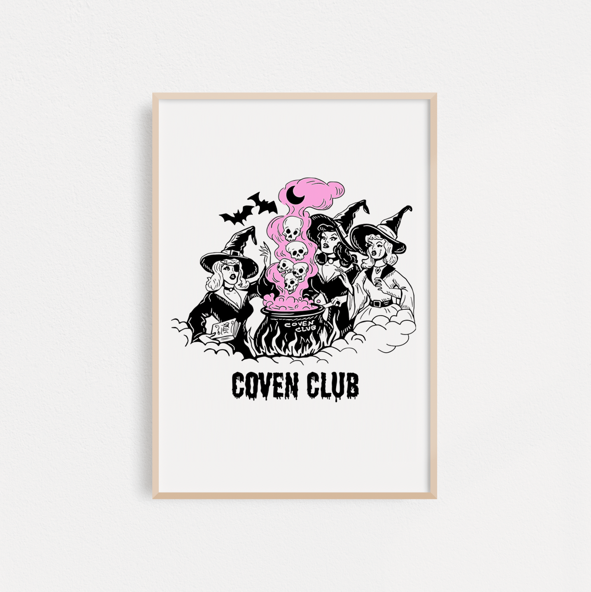 "Coven Club" Poster - Intrigue Ink Visit Bozeman, Unique Shopping Boutique in Montana, Work from Home Clothes for Women