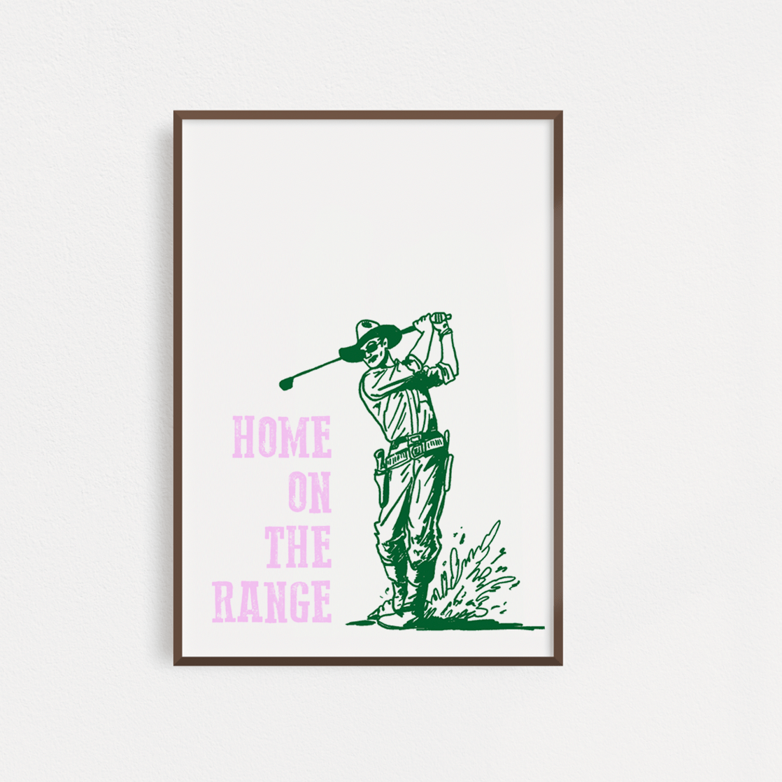 "Home on the Range" Poster - Intrigue Ink Visit Bozeman, Unique Shopping Boutique in Montana, Work from Home Clothes for Women