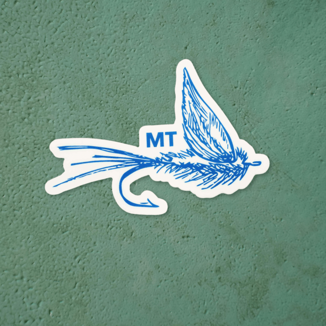 "Dry Fly" Sticker - Intrigue Ink Visit Bozeman, Unique Shopping Boutique in Montana, Work from Home Clothes for Women