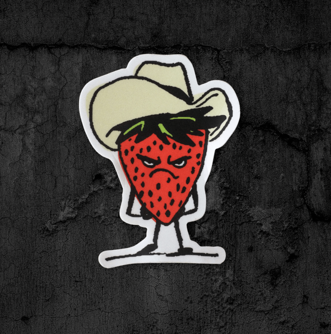 "Bad Strawberry" Sticker - Intrigue Ink Visit Bozeman, Unique Shopping Boutique in Montana, Work from Home Clothes for Women