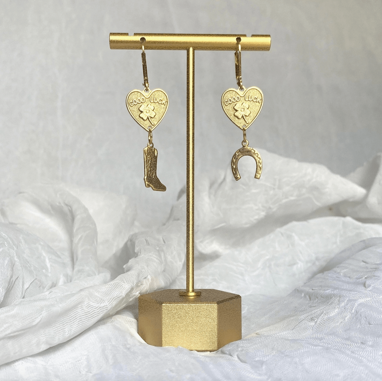 Chappell Roan Good Luck Earrings - Intrigue Ink Visit Bozeman, Unique Shopping Boutique in Montana, Work from Home Clothes for Women