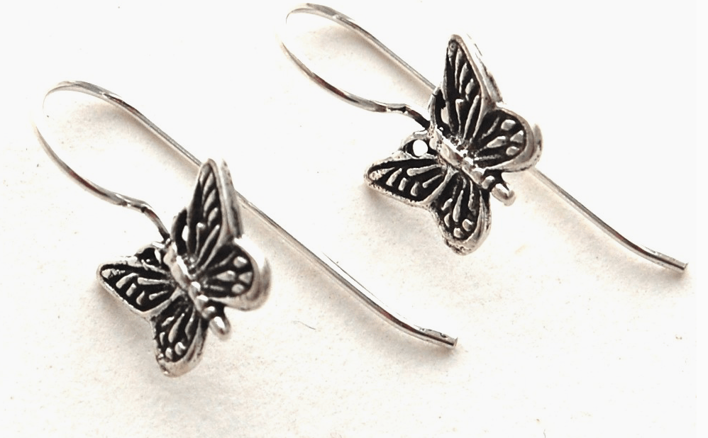 Butterfly Dangle Earrings - Intrigue Ink Visit Bozeman, Unique Shopping Boutique in Montana, Work from Home Clothes for Women