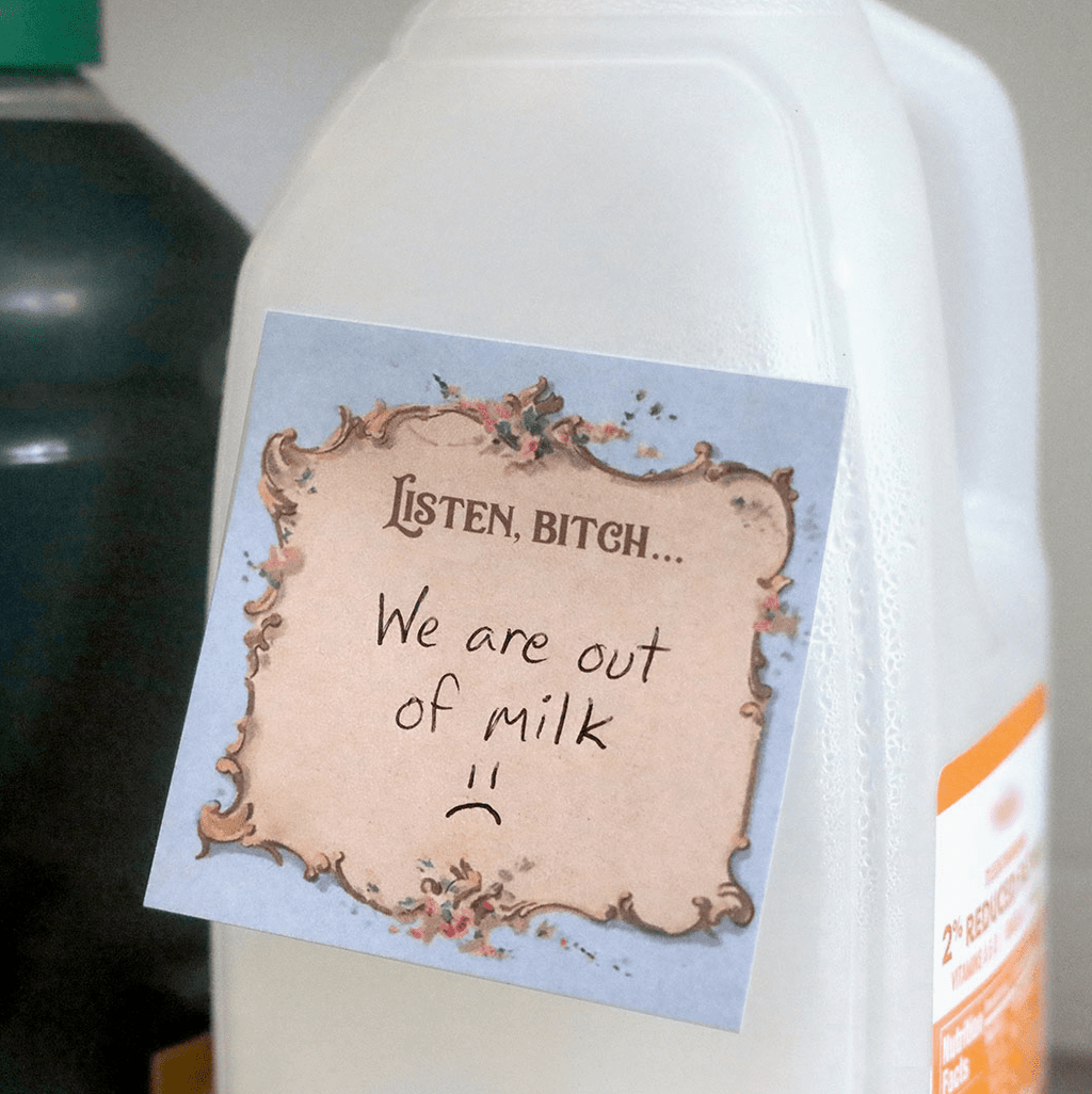 Listen Bitch Sticky Note Pad - Intrigue Ink Visit Bozeman, Unique Shopping Boutique in Montana, Work from Home Clothes for Women