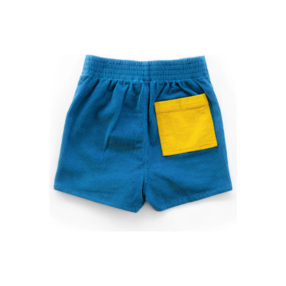 Women's Two - Tone Short Blue/Gold - Intrigue Ink Visit Bozeman, Unique Shopping Boutique in Montana, Work from Home Clothes for Women