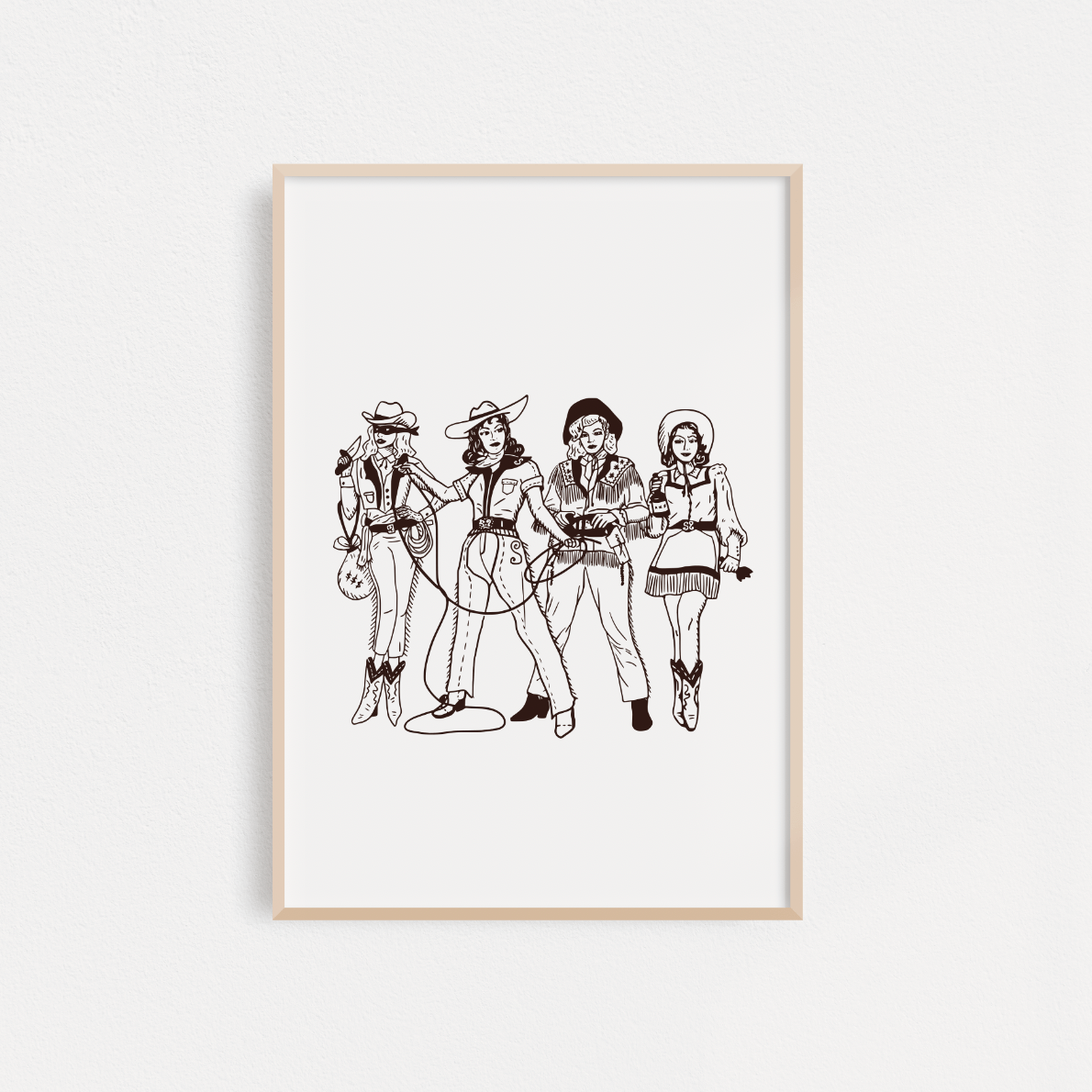 "Lady Gang" Poster - Intrigue Ink Visit Bozeman, Unique Shopping Boutique in Montana, Work from Home Clothes for Women