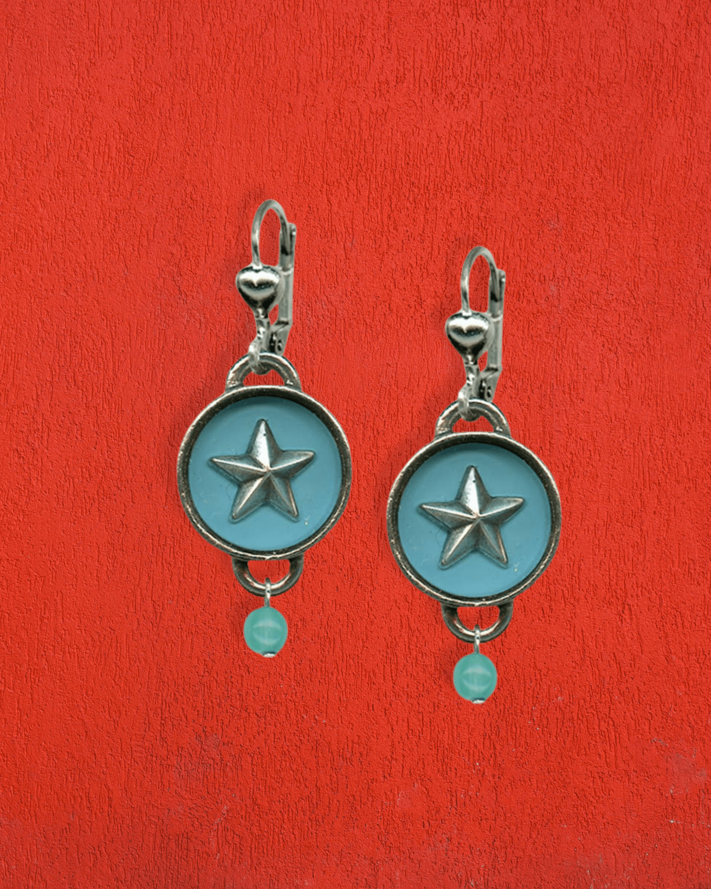 Shadow Box Western Star - Black Dangle Earrings - Intrigue Ink Visit Bozeman, Unique Shopping Boutique in Montana, Work from Home Clothes for Women