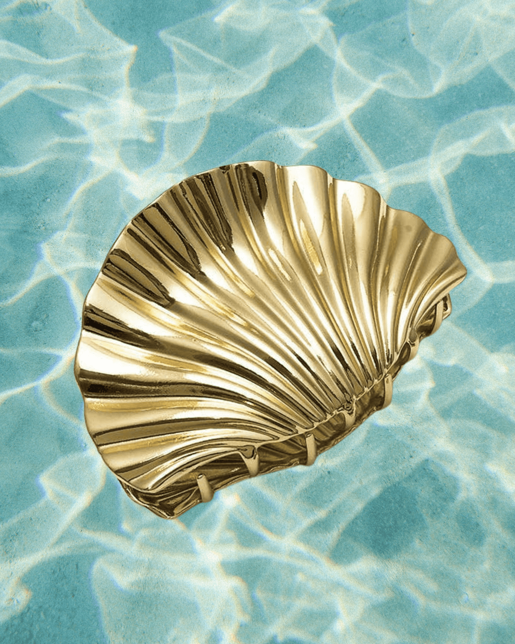 Shell Gold Metal Hair Claw - Large - Intrigue Ink Visit Bozeman, Unique Shopping Boutique in Montana, Work from Home Clothes for Women