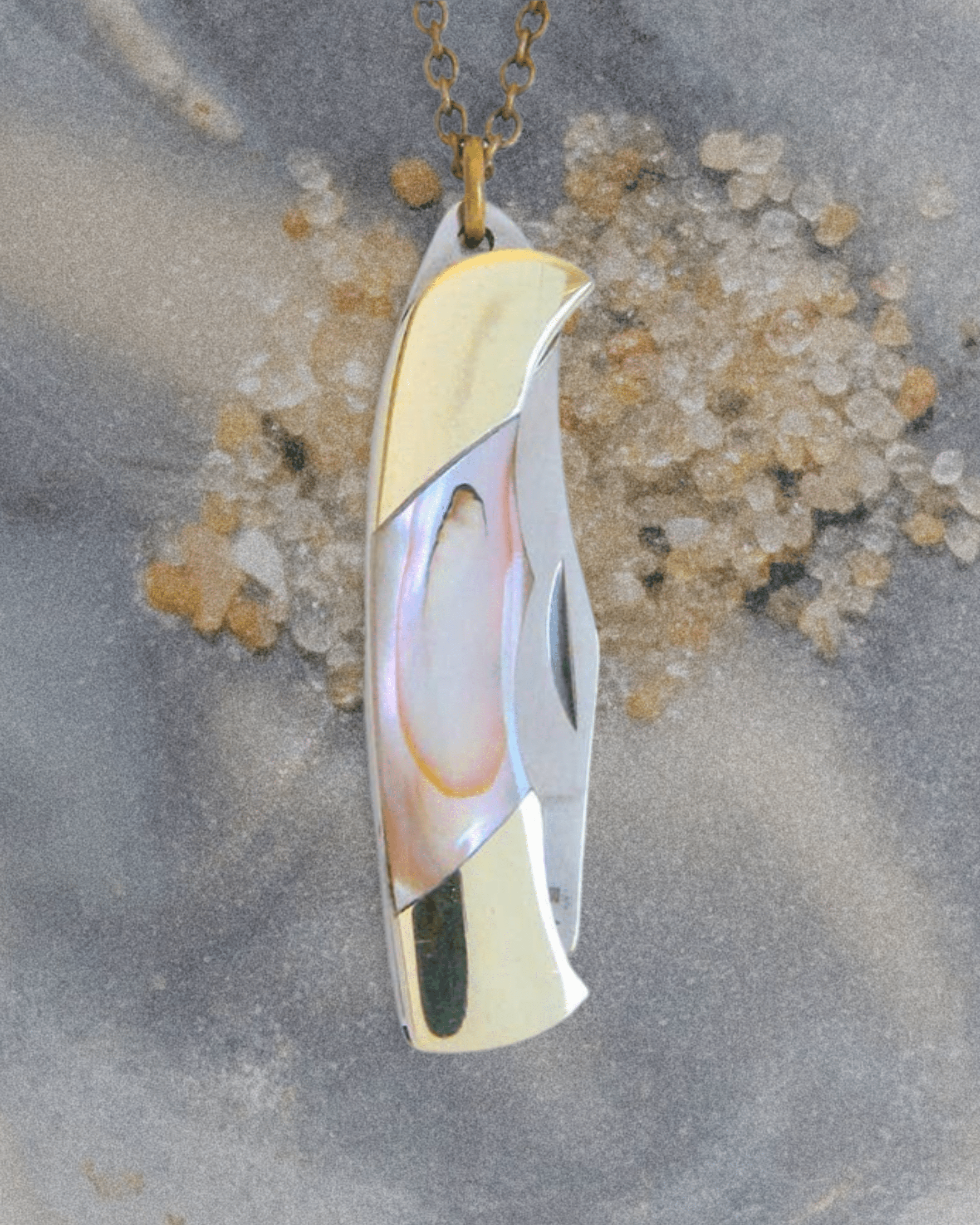 Shell Handled Knife Necklace - Intrigue Ink Visit Bozeman, Unique Shopping Boutique in Montana, Work from Home Clothes for Women