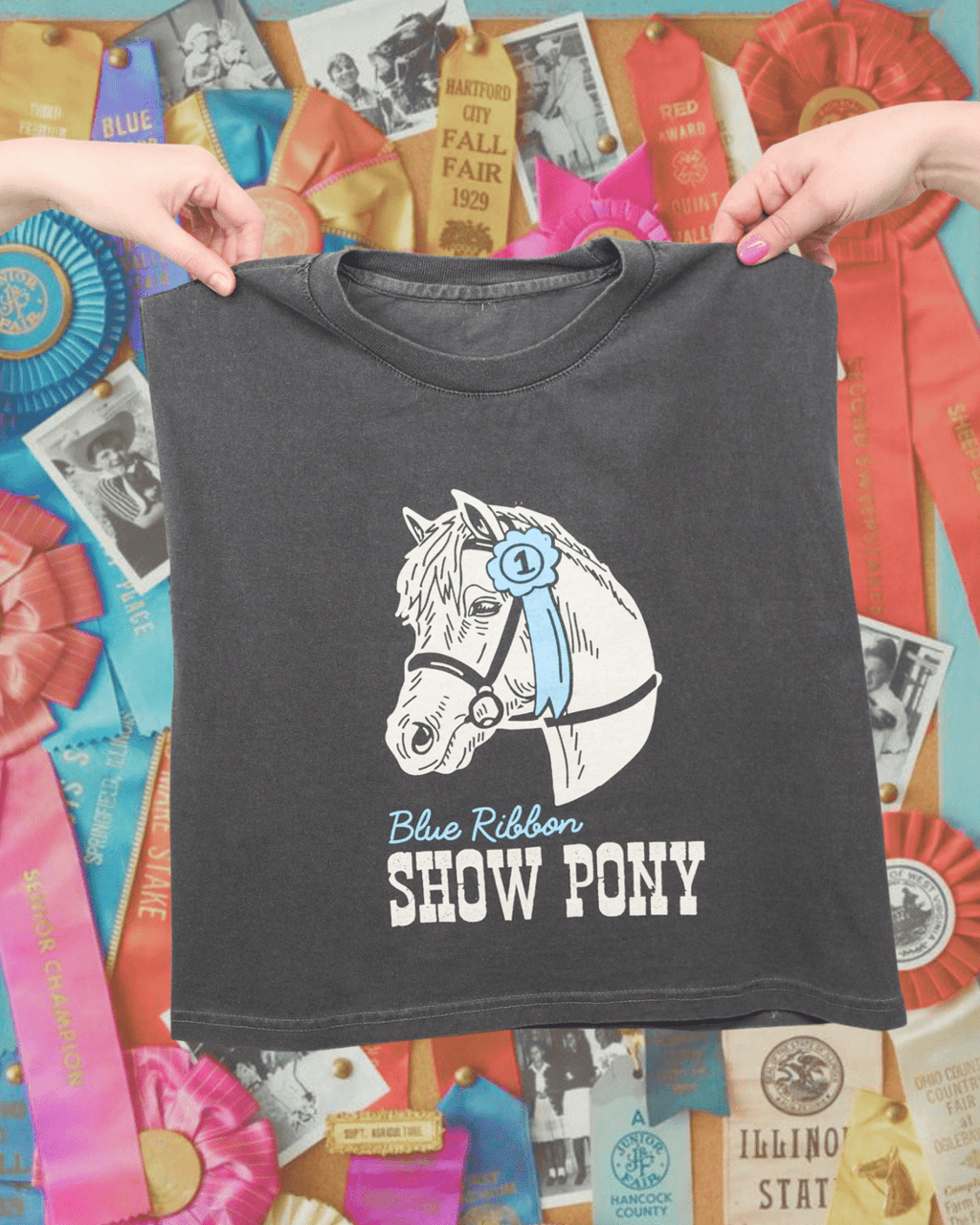 "Show Pony" Muscle Tank - Intrigue Ink Visit Bozeman, Unique Shopping Boutique in Montana, Work from Home Clothes for Women