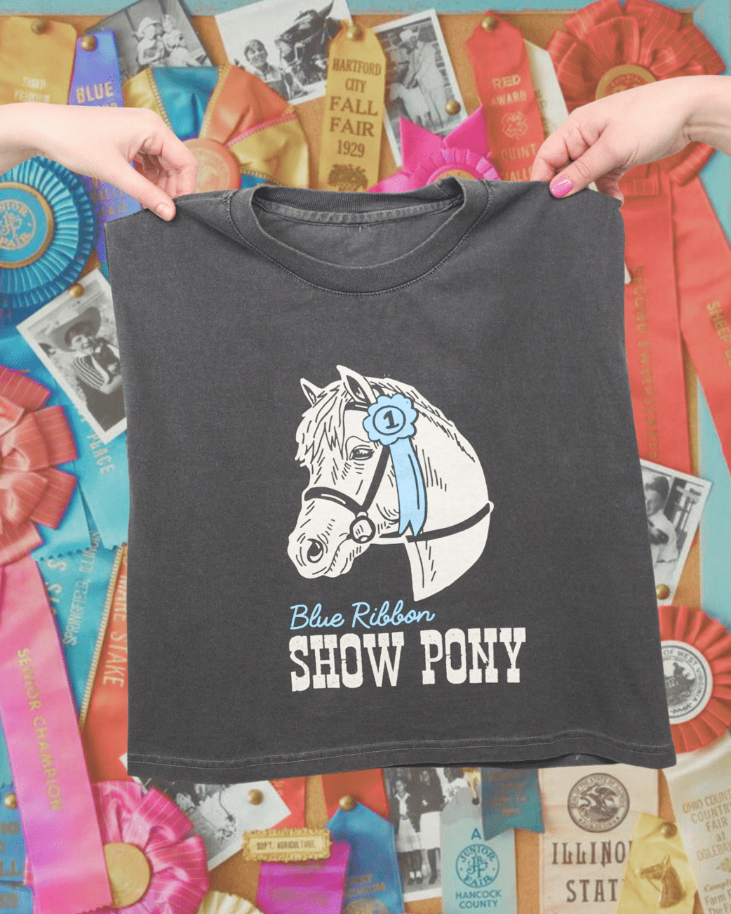"Show Pony" Muscle Tank - Intrigue Ink Visit Bozeman, Unique Shopping Boutique in Montana, Work from Home Clothes for Women
