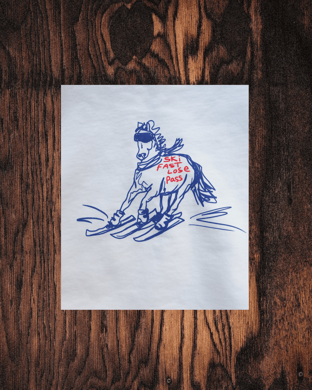 "Ski Fast" Quarter Zip - Intrigue Ink Visit Bozeman, Unique Shopping Boutique in Montana, Work from Home Clothes for Women