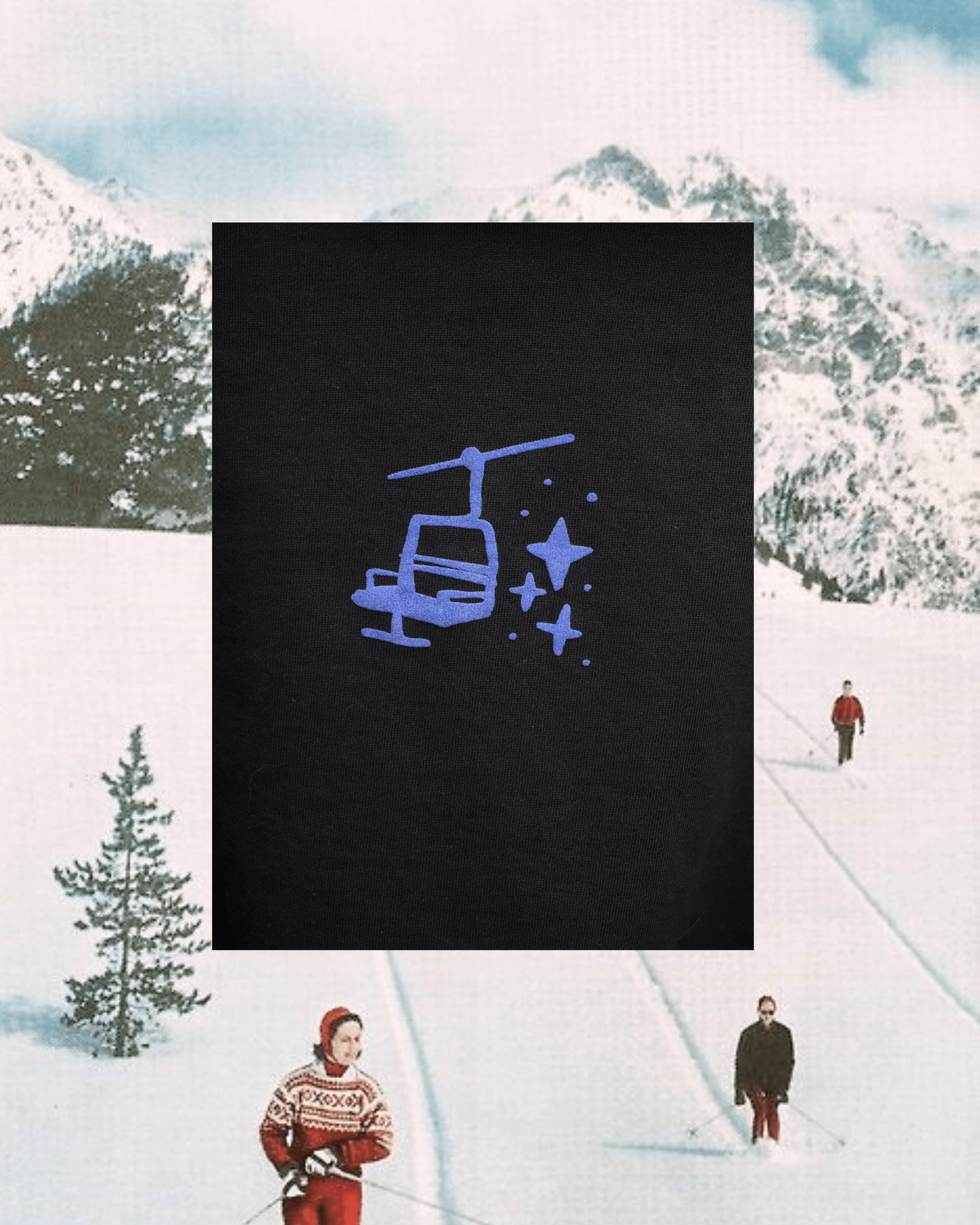 "Ski Season" Hoodie in Black - Intrigue Ink Visit Bozeman, Unique Shopping Boutique in Montana, Work from Home Clothes for Women