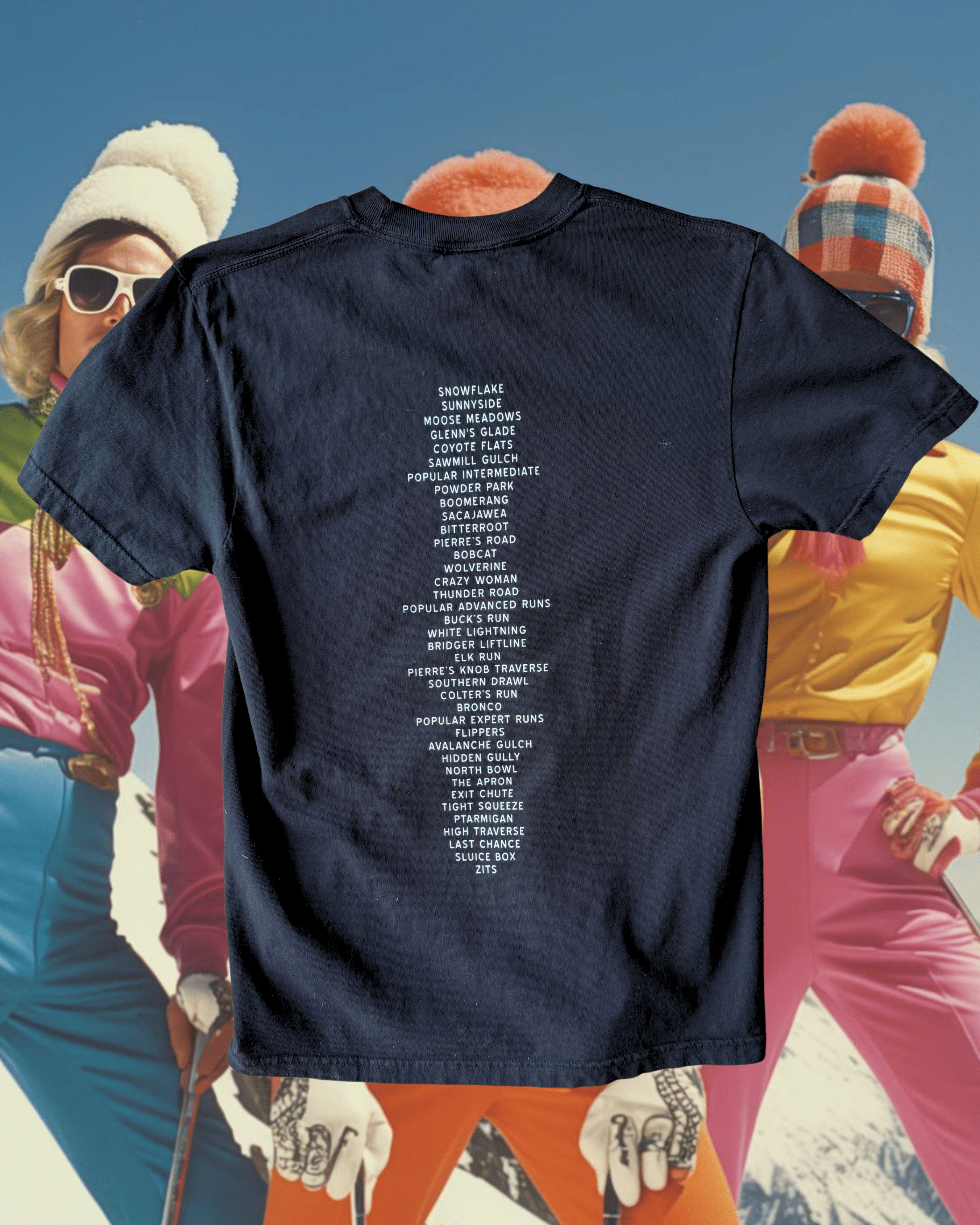 "Ski Bridger" Tee - Intrigue Ink Visit Bozeman, Unique Shopping Boutique in Montana, Work from Home Clothes for Women