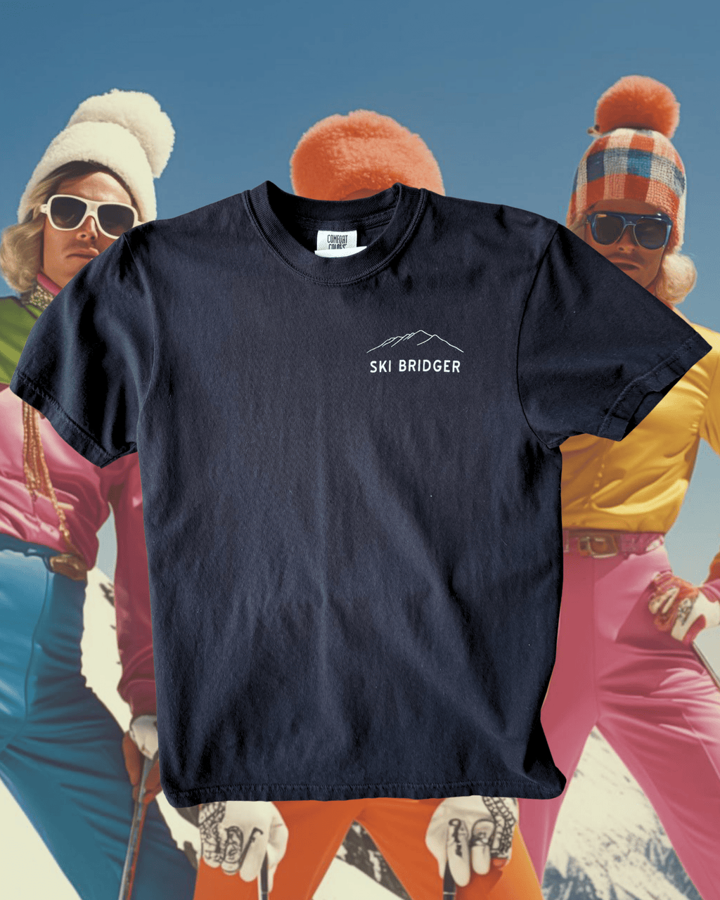 "Ski Bridger" Tee - Intrigue Ink Visit Bozeman, Unique Shopping Boutique in Montana, Work from Home Clothes for Women