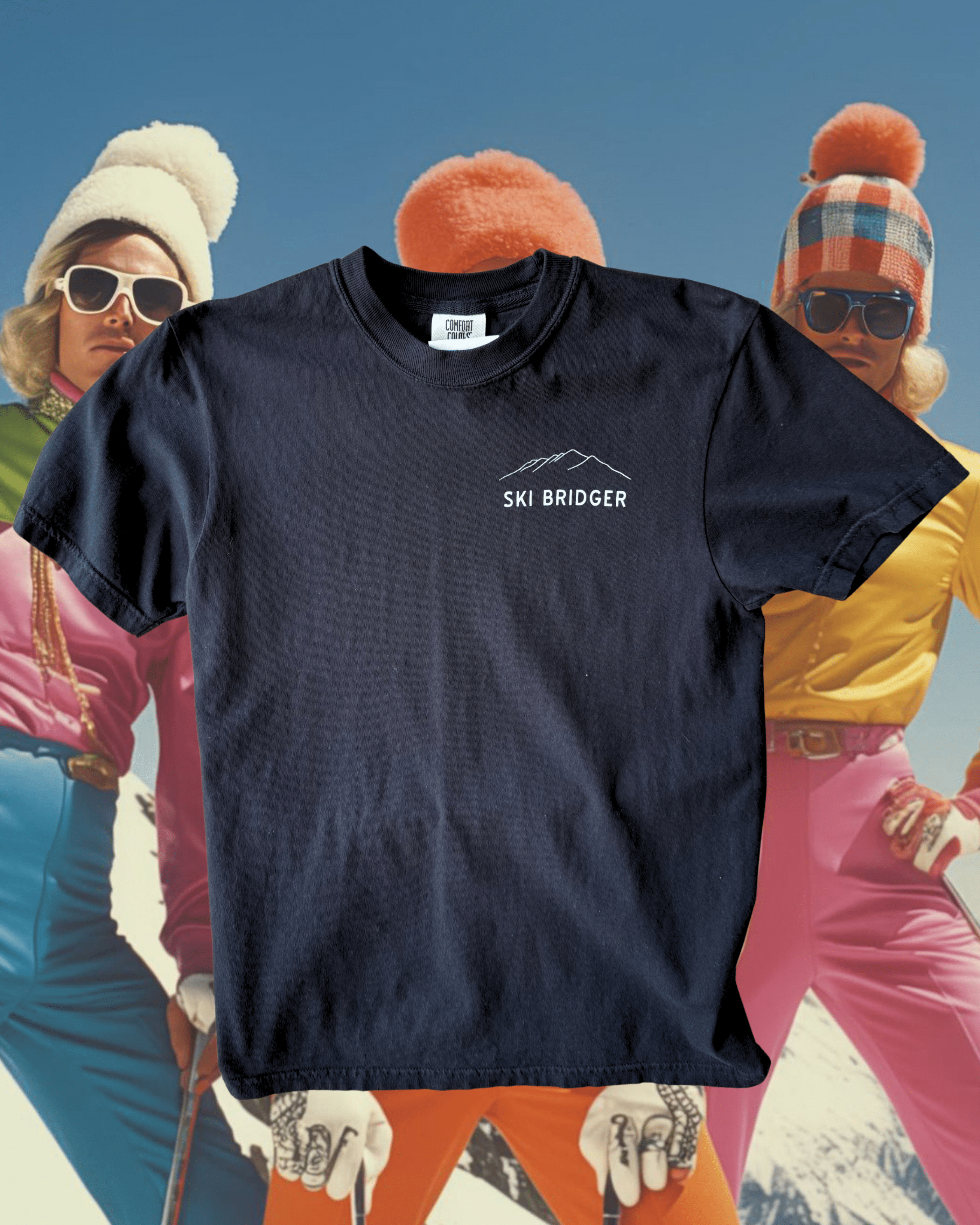 "Ski Bridger" Tee - Intrigue Ink Visit Bozeman, Unique Shopping Boutique in Montana, Work from Home Clothes for Women