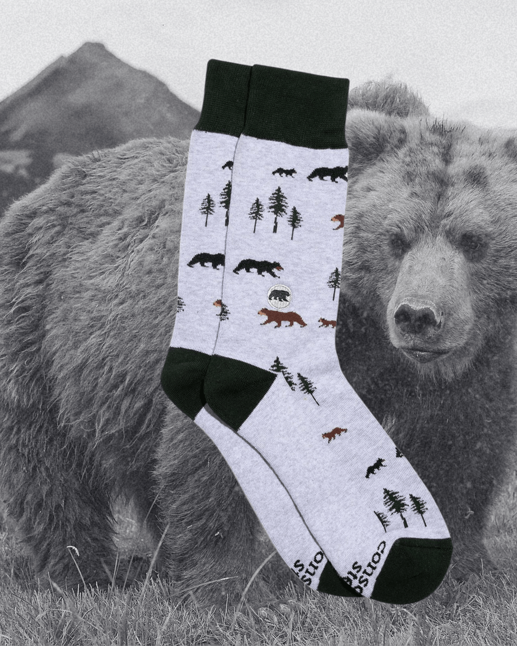 Socks that Protect Bears - Intrigue Ink Visit Bozeman, Unique Shopping Boutique in Montana, Work from Home Clothes for Women