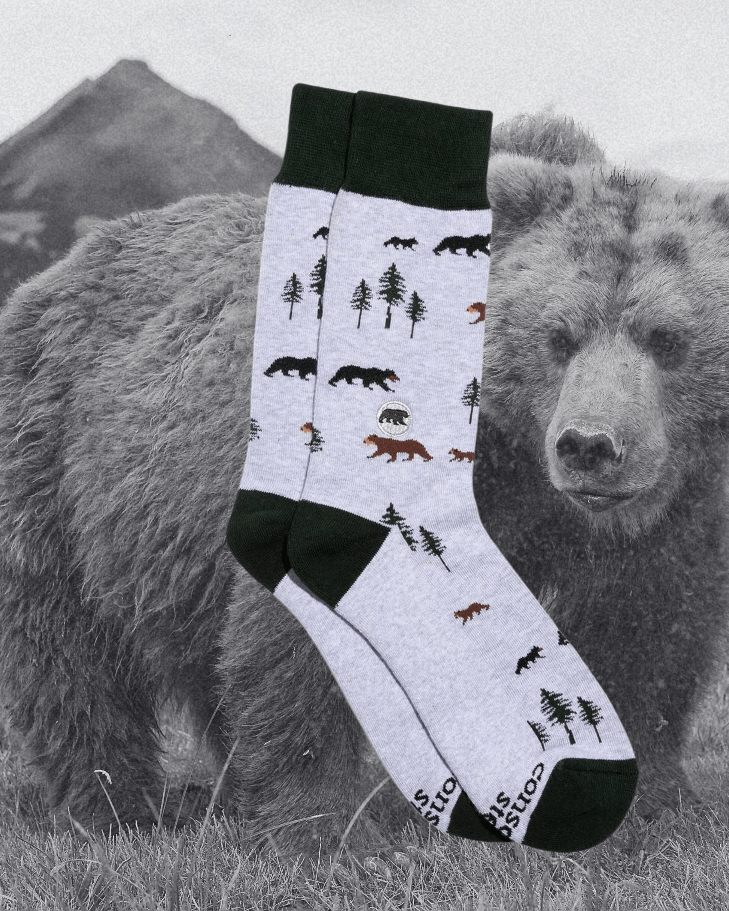Socks that Protect Bears - Intrigue Ink Visit Bozeman, Unique Shopping Boutique in Montana, Work from Home Clothes for Women