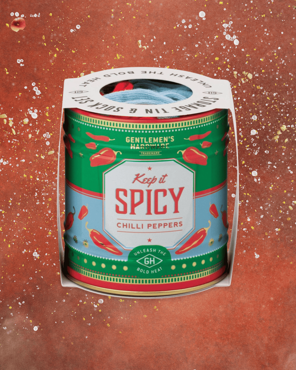 Socks in A Can - Chillies - Intrigue Ink Visit Bozeman, Unique Shopping Boutique in Montana, Work from Home Clothes for Women