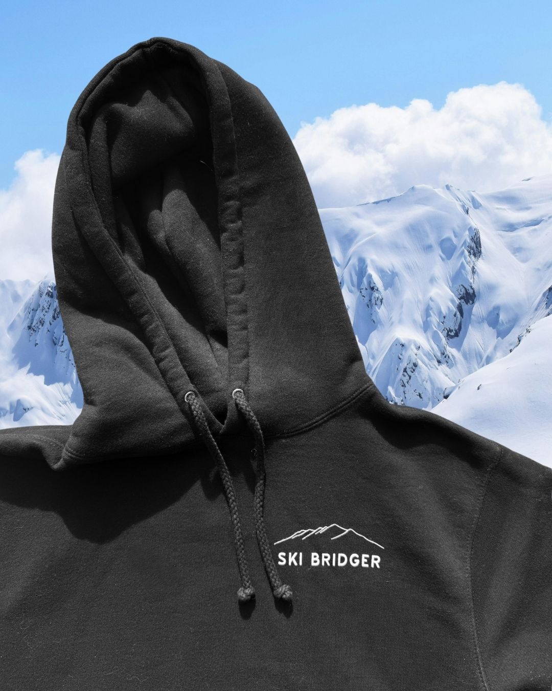 "Ski Bridger" Hoodie - Intrigue Ink Visit Bozeman, Unique Shopping Boutique in Montana, Work from Home Clothes for Women