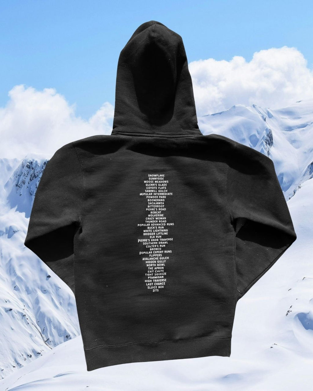"Ski Bridger" Hoodie - Intrigue Ink Visit Bozeman, Unique Shopping Boutique in Montana, Work from Home Clothes for Women