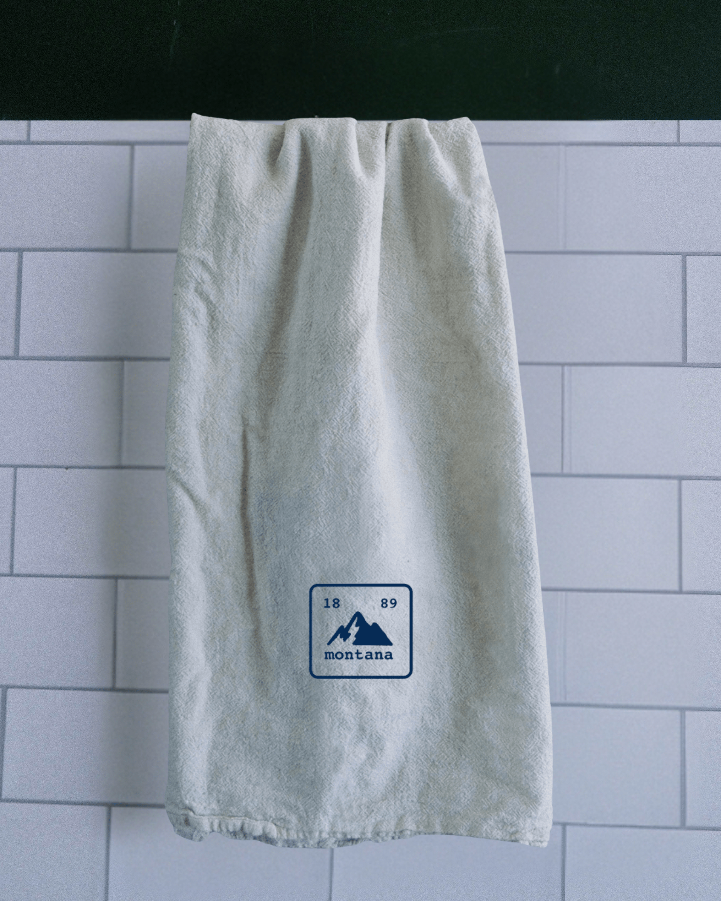 "Montana State Badge" Tea Towel - Intrigue Ink Visit Bozeman, Unique Shopping Boutique in Montana, Work from Home Clothes for Women