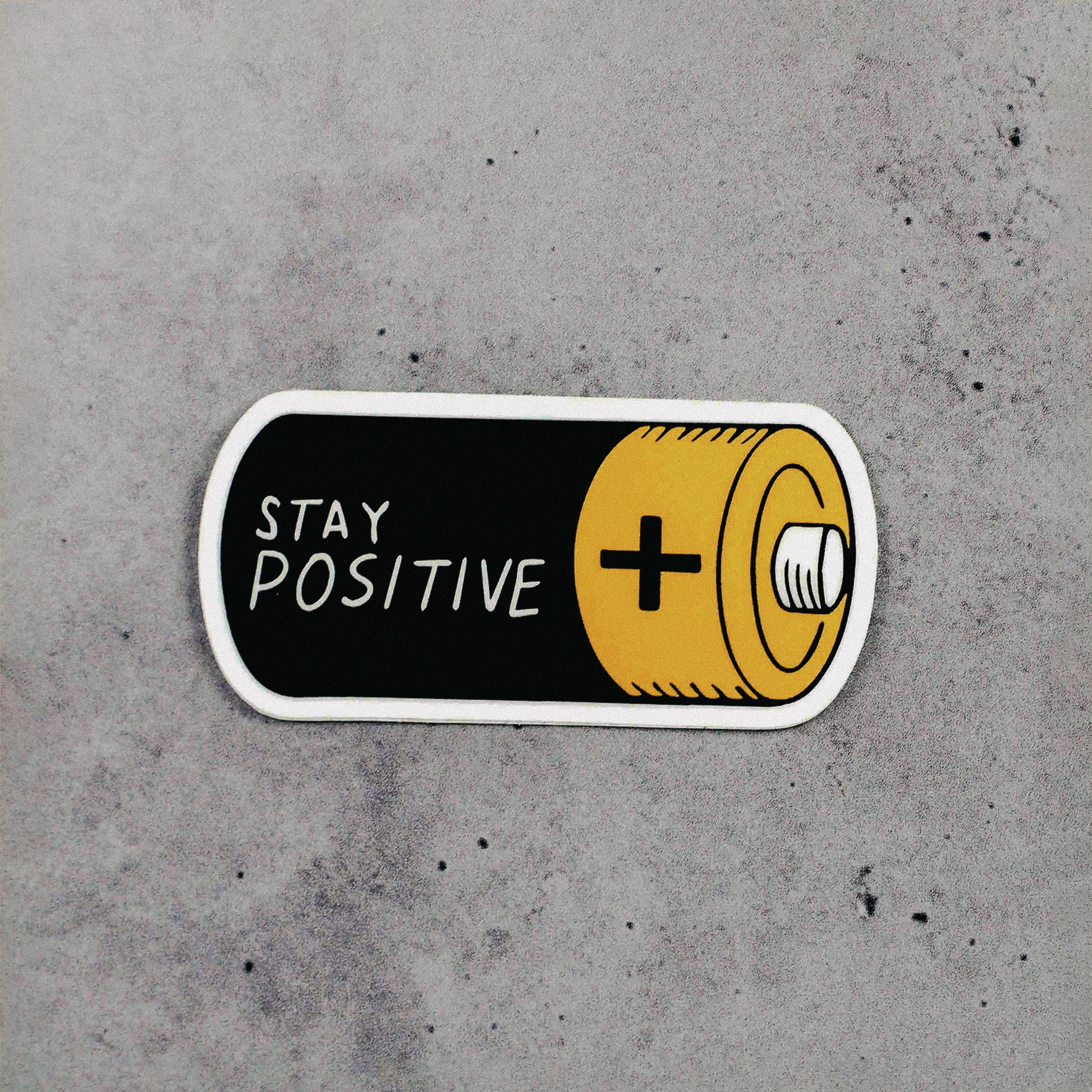 Intrigue Ink  Stay Positive Sticker & Decal
