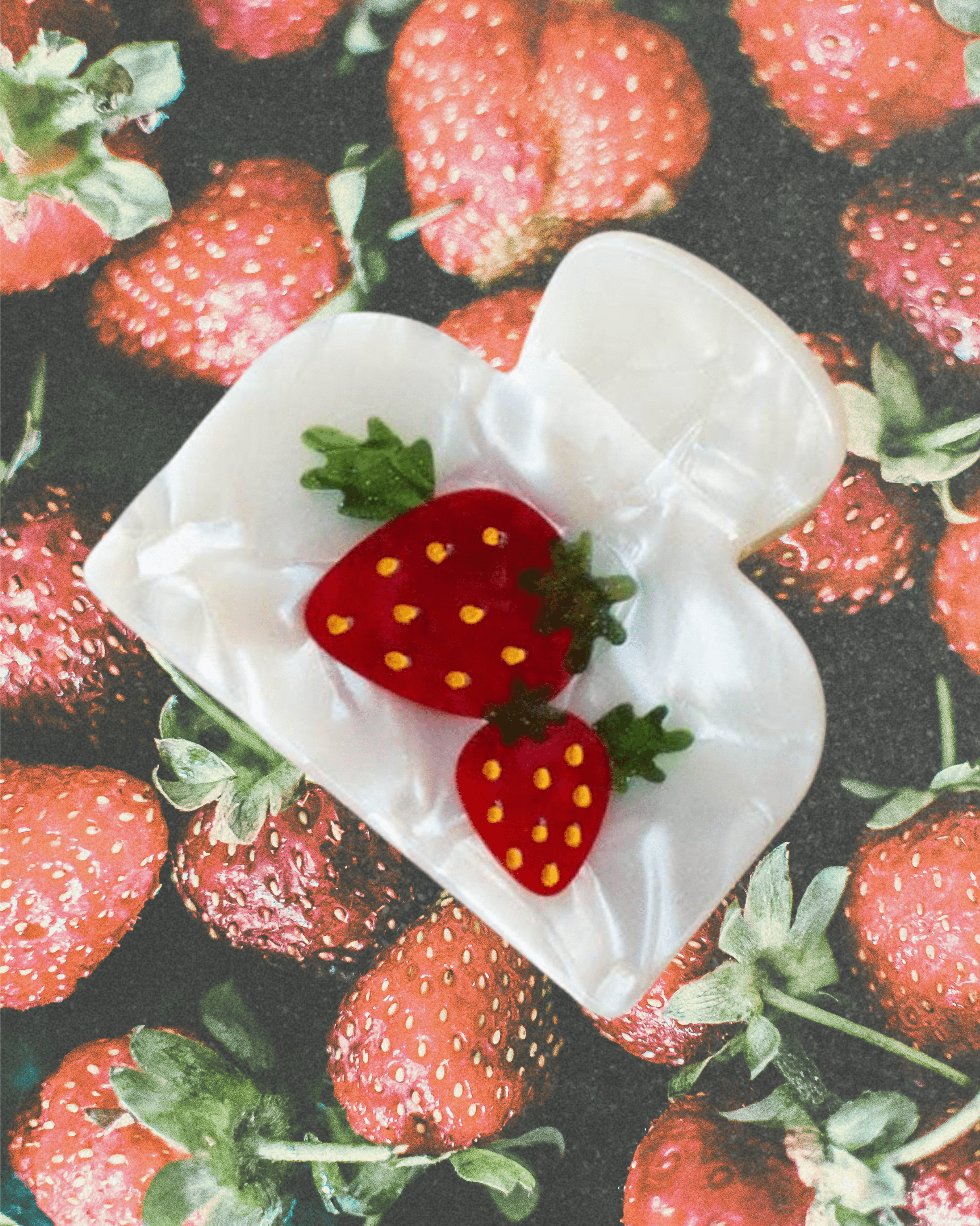 Strawberry Farm Hair Claw Clip - Intrigue Ink Visit Bozeman, Unique Shopping Boutique in Montana, Work from Home Clothes for Women