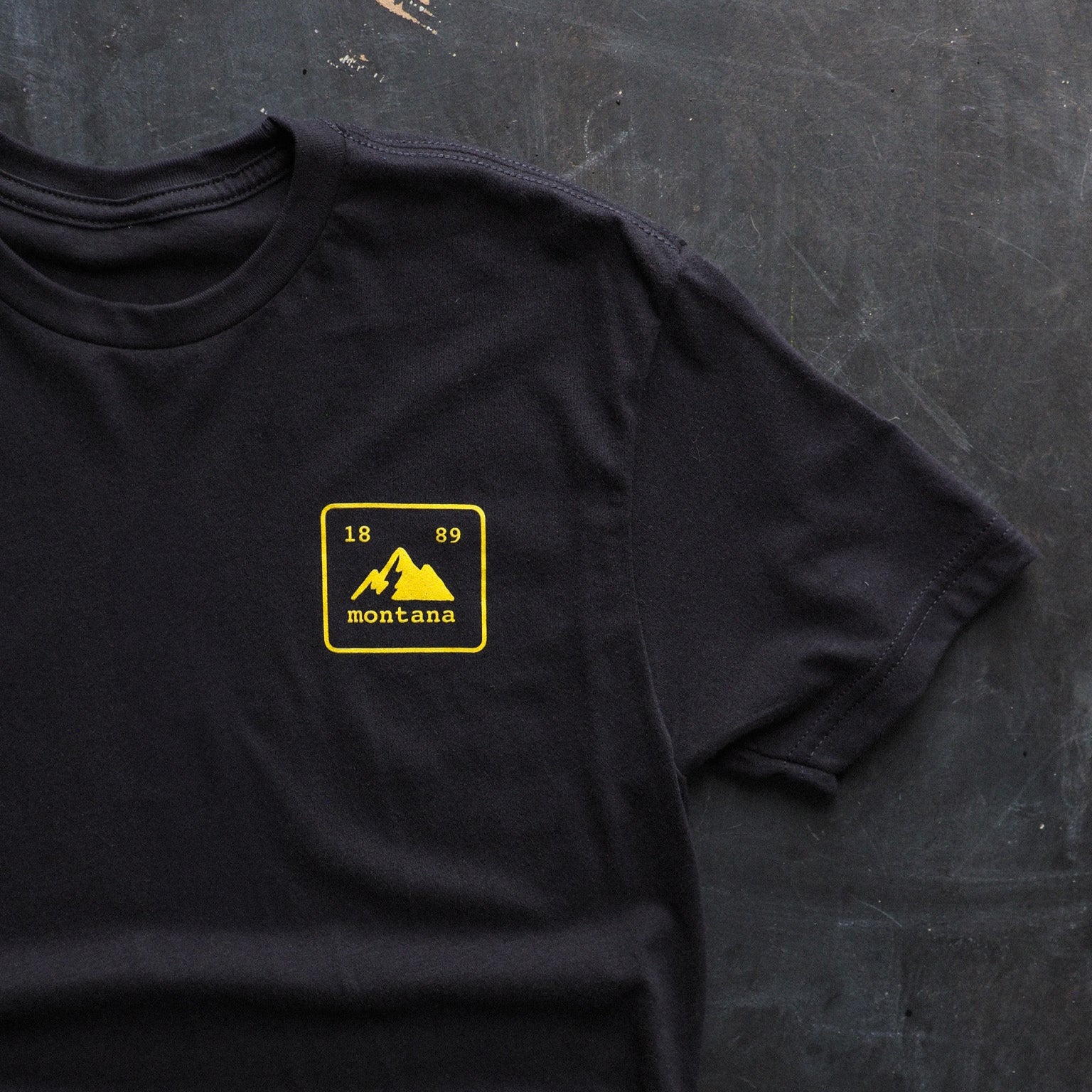 "Montana State Badge" Tee - Intrigue Ink Visit Bozeman, Unique Shopping Boutique in Montana, Work from Home Clothes for Women