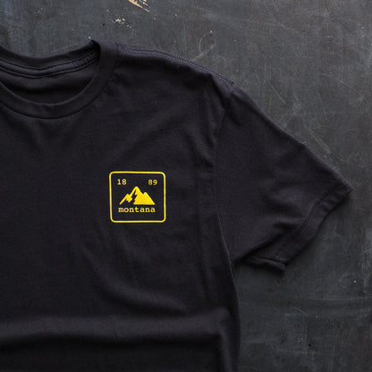 "Montana State Badge" Tee - Intrigue Ink Visit Bozeman, Unique Shopping Boutique in Montana, Work from Home Clothes for Women
