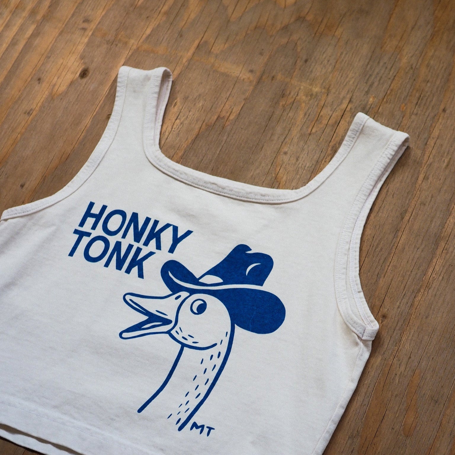 "Honky Tonk" Crop Tank - Intrigue Ink Visit Bozeman, Unique Shopping Boutique in Montana, Work from Home Clothes for Women