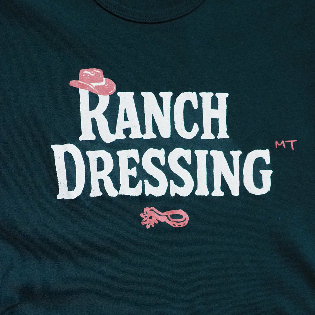 "Ranch Dressing" Super Crop Tee - Intrigue Ink Visit Bozeman, Unique Shopping Boutique in Montana, Work from Home Clothes for Women