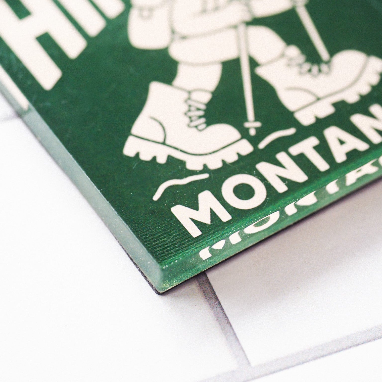 "Hike Montana" Magnet - Intrigue Ink Visit Bozeman, Unique Shopping Boutique in Montana, Work from Home Clothes for Women