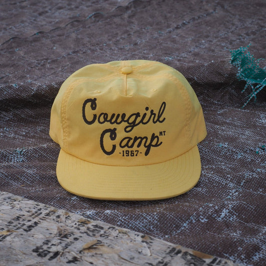 "Cowgirl Camp" Yellow Surfer Hat