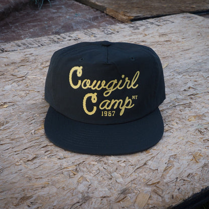 "Cowgirl Camp" Green Surfer Hat