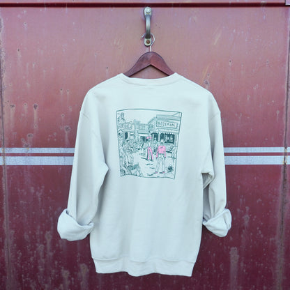 "Montana Standoff" Sweatshirt in Sand